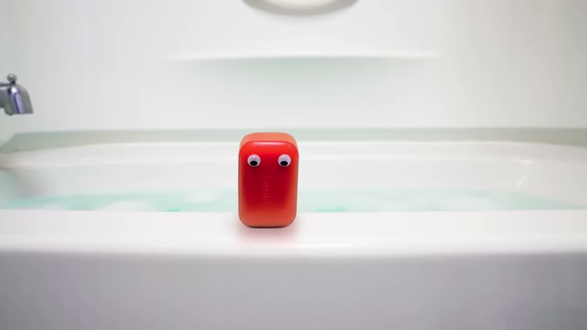 A finished stop-motion character, the kind of clip you'd want to post